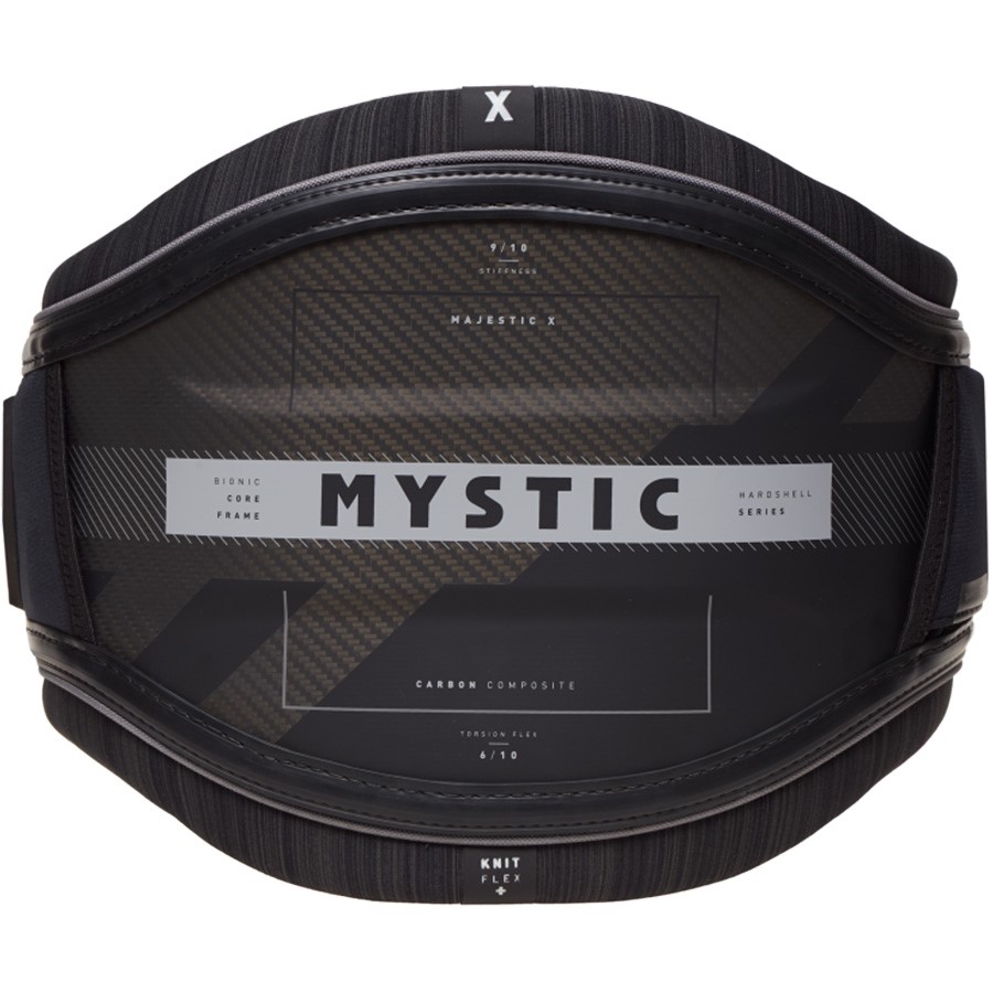 Mystic Majestic X Kiteboarding Waist Harness - Black - 20% Off