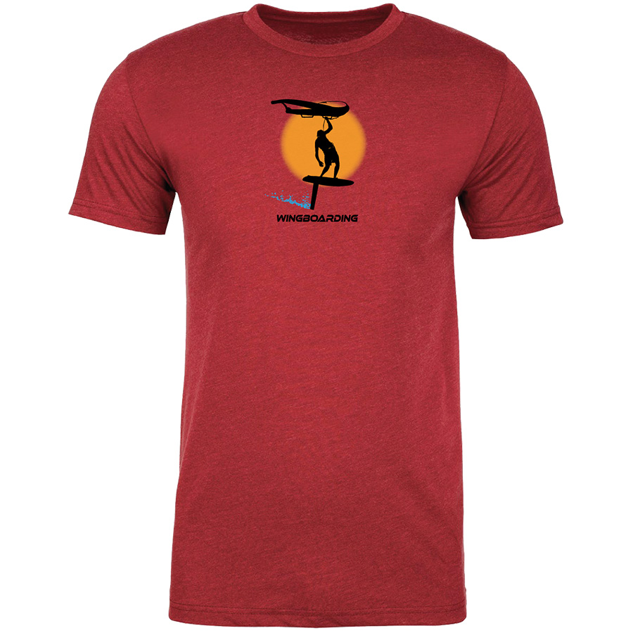 Ozone Sunset Wingboarding T-Shirt - Cardinal