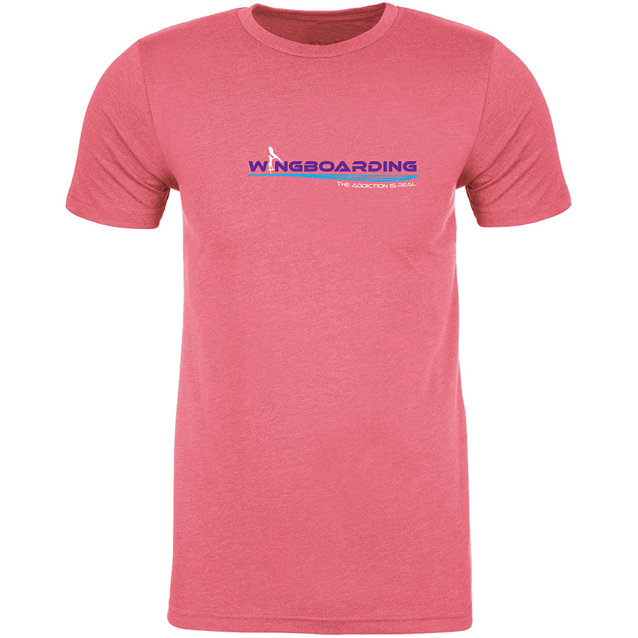 Wingboarding Bumper Style T-Shirt - Mauve / Pink
