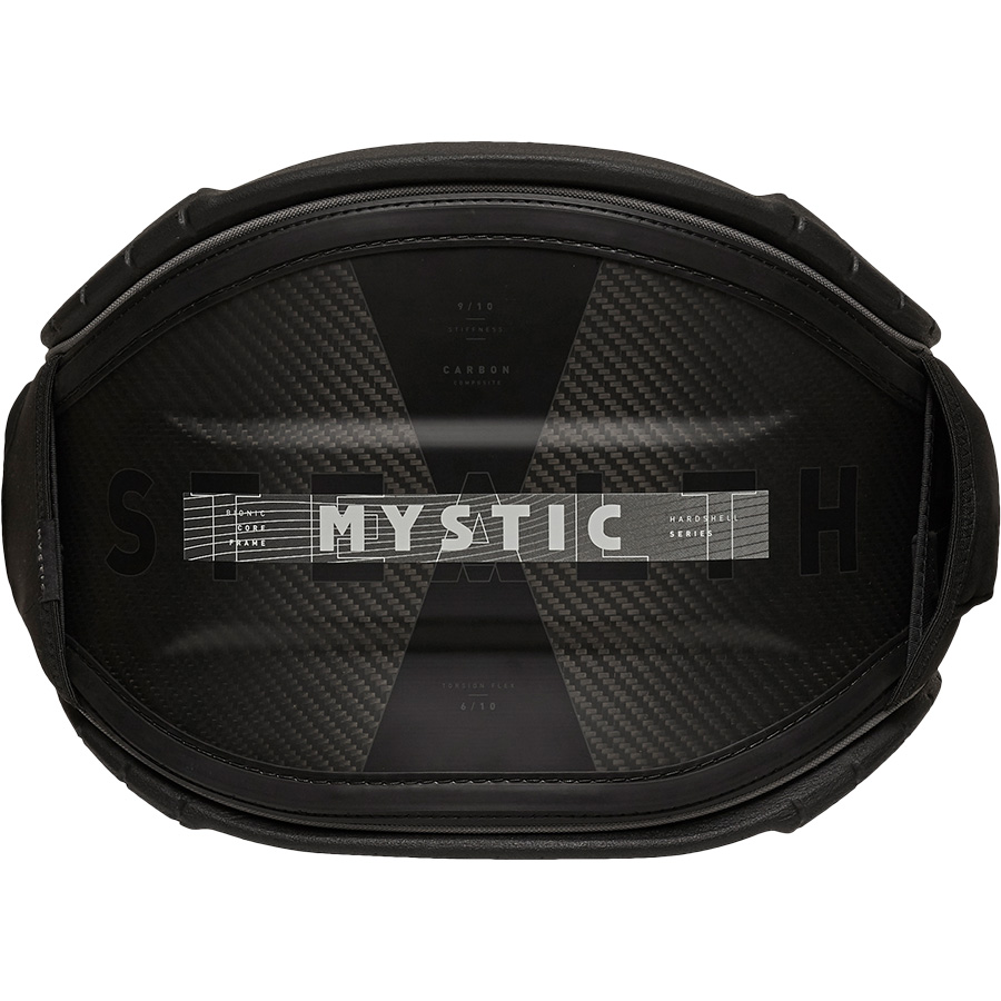 2023 Mystic Stealth Kiteboarding Waist Harness - Black/Grey