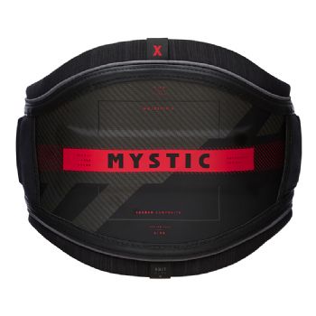 Mystic Majestic X Kiteboarding Waist Harness - Black / Red - 20% Off