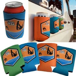 Kiteboarding.com Magnetic Can Cooler - Beverage Insulator - Drink Holder