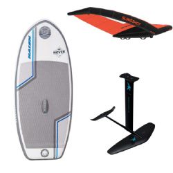 Naish Hover Inflatable, AK Hydrofoil, and Slingshot Blaster Wing - Complete Combo Package - 20% Off Board and Foil