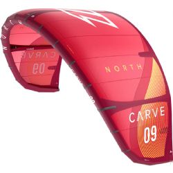 North 2021 Carve Surf / Strapless Freestyle Kite - 9m - Sunset Red - 20% Off