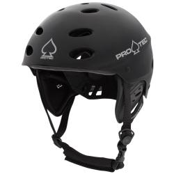 Pro-Tec Ace Wake Kiteboarding Helmet with Ear Flaps - Black