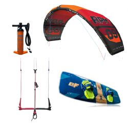 Complete Package - Kite, HQ One Bar, Board, and PKS 20" Pump - Combined Savings Over 50%